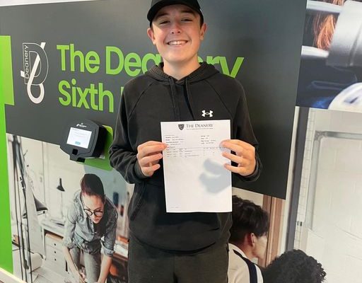 Congratulations to Alex on being awarded a Distinction *, B and a C in his A level results