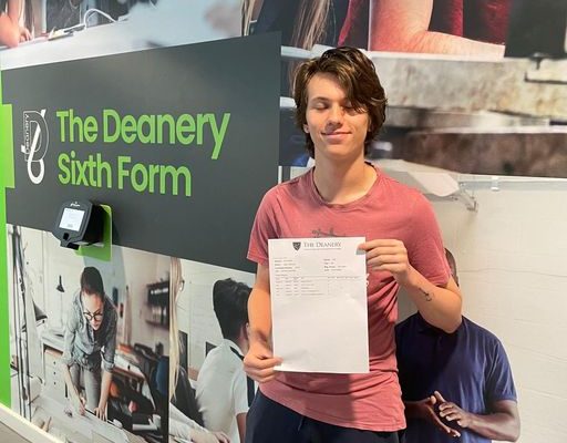 Well done to Joel who achieved a Distinction * in Engineering and IT and a grade C in Maths. Joel will now go onto study Cyber Security at Manchester Met University.