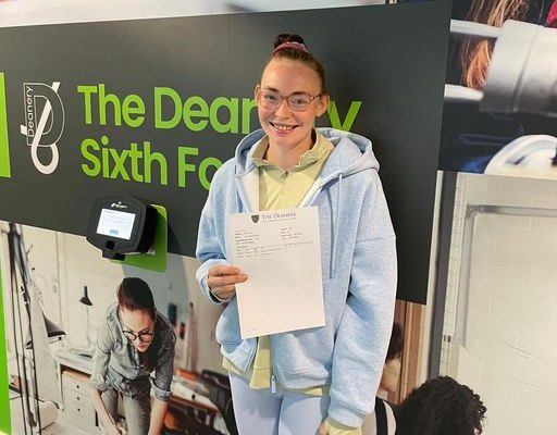 Congratulations to Lois on her fantastic results, Triple Distinction*'s. Lois will now go on to study Children, Young People and their services at Wigan and Leigh College.